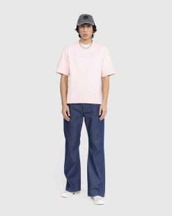 Acne Studios T-Shirt Logo Rose Pale | T-Shirts