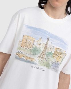 Highsnobiety Pas A Paris 5 T-Shirt Blanc Casse | T-Shirts