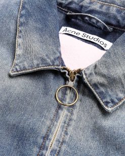 Acne Studios Doudoune En Jean Bleu | Vetements D'Exterieur