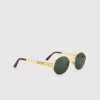 Jean Paul Gaultier 56-6106 Lunettes De Soleil Double Resort Jaune | Des Lunettes De Soleil