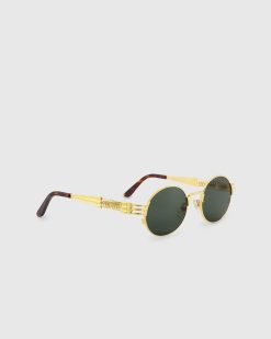 Jean Paul Gaultier 56-6106 Lunettes De Soleil Double Resort Jaune | Des Lunettes De Soleil