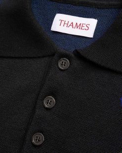 THAMES MMXX. Polo Ana Nuva Noir | Tricots