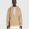 Jil Sander Sweat A Capuche En Mohair Brosse Noisette | Sueurs