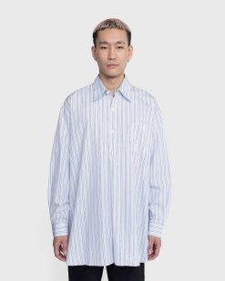 Our Legacy Chemise Popover Rayure Bleue | Chemises