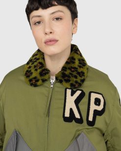 Kenzo Blouson Bomber Vert | Vetements D'Exterieur