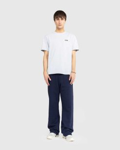 Marni Pantalon Ceinture Elastique Bleu Kyanite | Pantalon