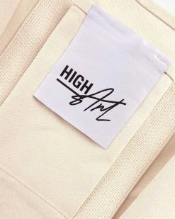 Highsnobiety Sac Fourre-Tout En Toile Highart Blanc Casse | Sacs