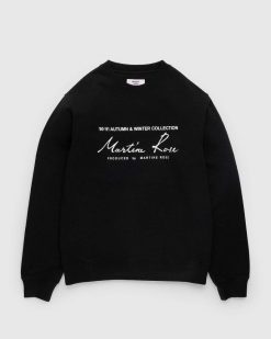 Martine Rose Crew Classique Noir | Sueurs