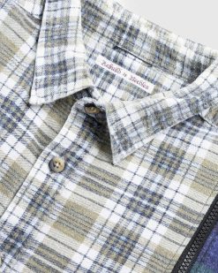 Needles Chemise Flanelle -> Chemise Large Zippee 7 Coupes | Chemises