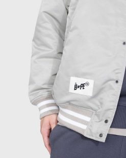 BAPE Veste Varsity Ivoire | Vetements D'Exterieur