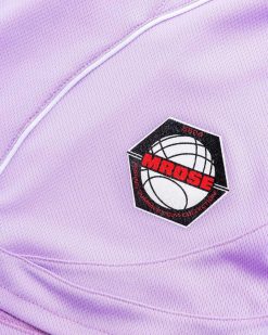 Martine Rose Short De Football Moitie Et Moitie Lilas | Shorts