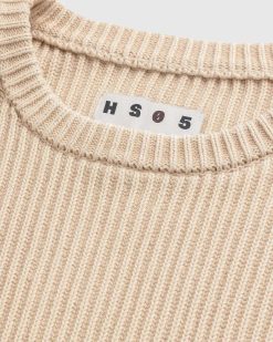 Highsnobiety HS05 Pull Teint En Pigments Coquille D'Oeuf | Tricots