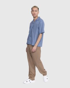 Highsnobiety Chemise Manches Courtes En Popeline Bleu | Chemises