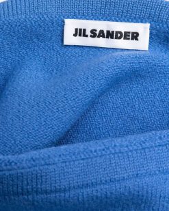 Jil Sander Foulard Merinos Bleuet | Accessoires D'Hiver