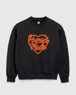 Human Made Sweat Col Rond Noir | Sueurs