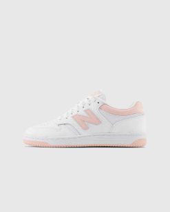 New Balance Bb480 Lph Blanc/Rose | Baskets