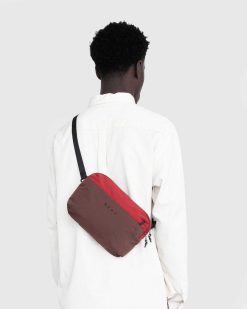 Highsnobiety HS05 Sac Lateral En Nylon 3 Couches Rouge | Sacs