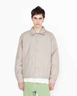 Highsnobiety HS05 Veste Eco-Poly Isolee Legere Beige | Vetements D'Exterieur