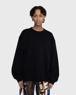 Dries van Noten Hax Crewneck Noir | Sueurs