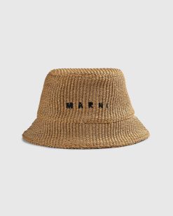 Marni Bob Raphia Caramel | Chapeaux