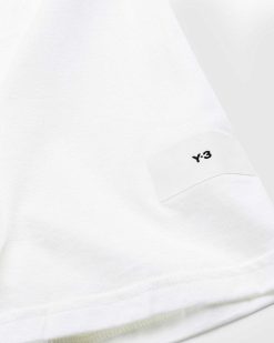 Y-3 T-Shirt Boxy En Coton Blanc Casse | T-Shirts