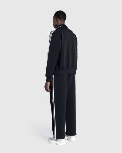 Y-3 Pantalon De Survetement 3 Bandes Noir/Blanc | Pantalon