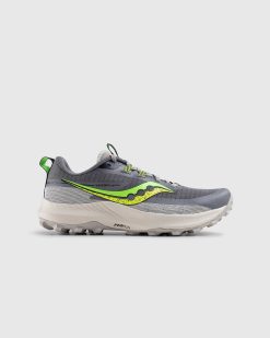 Saucony Peregrine 13 Gravier/Bave | Baskets