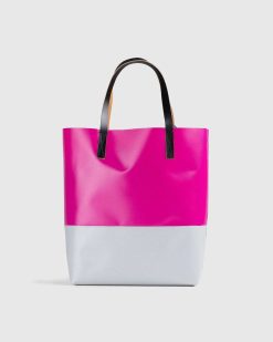 Marni Sac Shopping Tribeca Bicolore Rose/Gris | Sacs