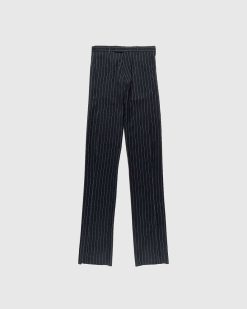 Martine Rose Pantalon Ajuste Couture Torsadee Noir/Blanc | Pantalon