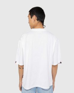 Marni T-Shirt Raye Logo Lily Blanc | T-Shirts