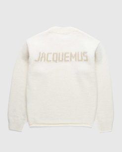 JACQUEMUS Le Pull Jacquemus Beige Clair | Tricots