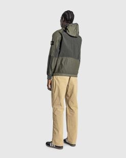 Stone Island Veste A Capuche En Metal Et Nylon Musk | Vetements D'Exterieur