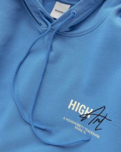 Highsnobiety Sweat A Capuche Highart Bleu | Sueurs