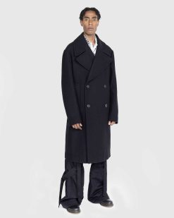 Dries van Noten Manteau Corbeau Noir | Vetements D'Exterieur