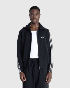 Y-3 Haut De Survetement A 3 Bandes Noir/Blanc | Vetements D'Exterieur