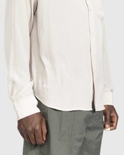 Highsnobiety Chemise Legere A Manches Longues Beige | Chemises