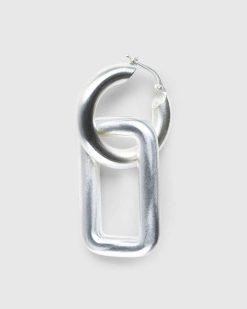 Jil Sander Signification Force Boucle D'Oreille Argent | Bijoux