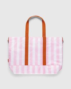 Acne Studios Tote Bag Rose Clair/Blanc Casse | Sacs