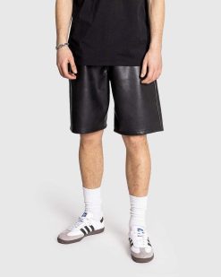 GmbH Short Zoran Eco En Simili Cuir Noir | Shorts