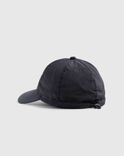 Stone Island Casquette A Six Panneaux Noire | Chapeaux