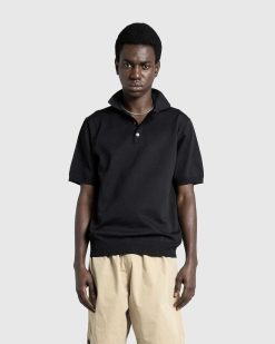 Highsnobiety HS05 Polo En Maille Poly Noir | T-Shirts