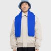 Acne Studios Echarpe A Manches En Melange D'Alpaga Bleu Profond | Accessoires D'Hiver