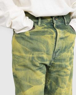 Acne Studios Jean Coupe Ample 2021 Jaune/Bleu | Pantalon