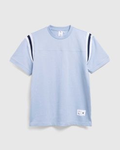 Puma T-Shirt A Manches Jet Bleu Delave | T-Shirts