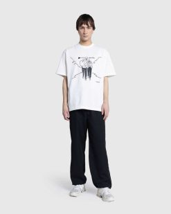 And Wander Yu Nagaba T-Shirt Imprime Blanc | T-Shirts