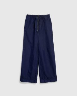 Dries van Noten Pantalon Primo Nylon Bleu | Pantalon