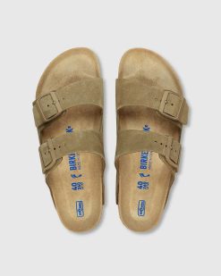 Birkenstock Arizona Sfb Kaki Delave | Des Sandales