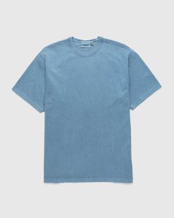 Carhartt WIP T-Shirt Taos S/S Bleu Vancouver/Teint En Vetement | T-Shirts