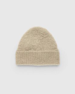 Acne Studios Bonnet Cotele Beige | Accessoires D'Hiver