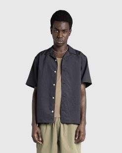 Highsnobiety HS05 Chemise Brossee A Manches Courtes Noir | Chemises